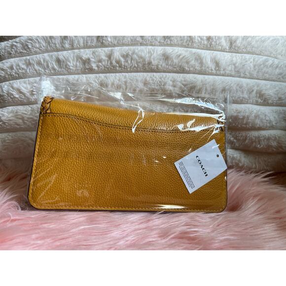NWT Coach Tabby with Matching Wallet in Buttercup Yellow Whipstitch - Picture 8 of 13